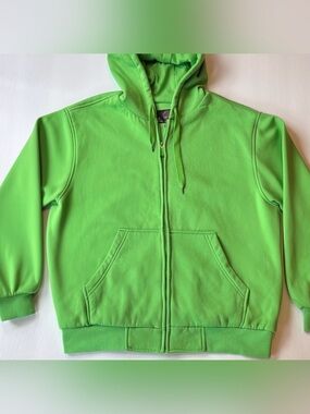 Sportier 1957 Green Zippered Hoodie 
Size XL